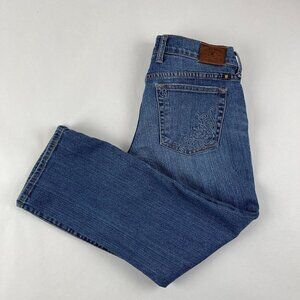 Lucky Brand Jeans Womens Size 4/27 Sweet N Crop Denim Blue Pockets
